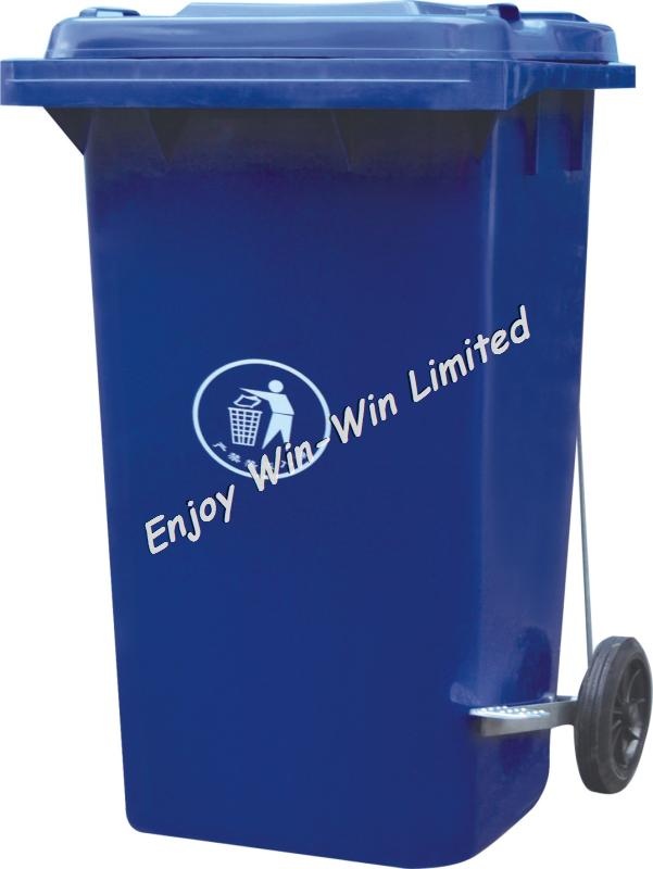 240L eco friendly garbage bin with pedal