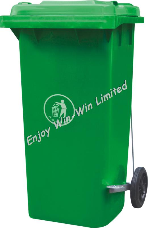 Plastic eco friendly waste bin with pedal