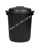 60L round waste bin